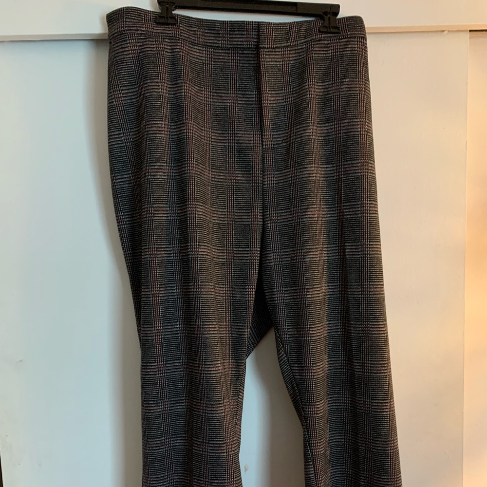 ModCloth Gray Plaid Trousers